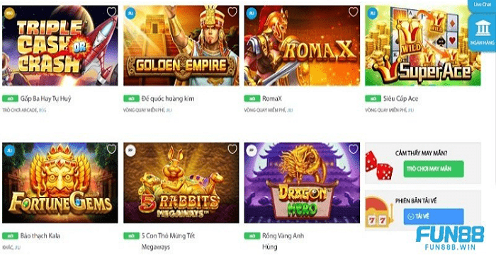 FUN88 Casino – Enjoy Sports Betting, Super Hot Game